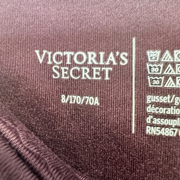 Victoria's Secret Studio 7/8 Leggings Burgundy - Picture 9 of 12